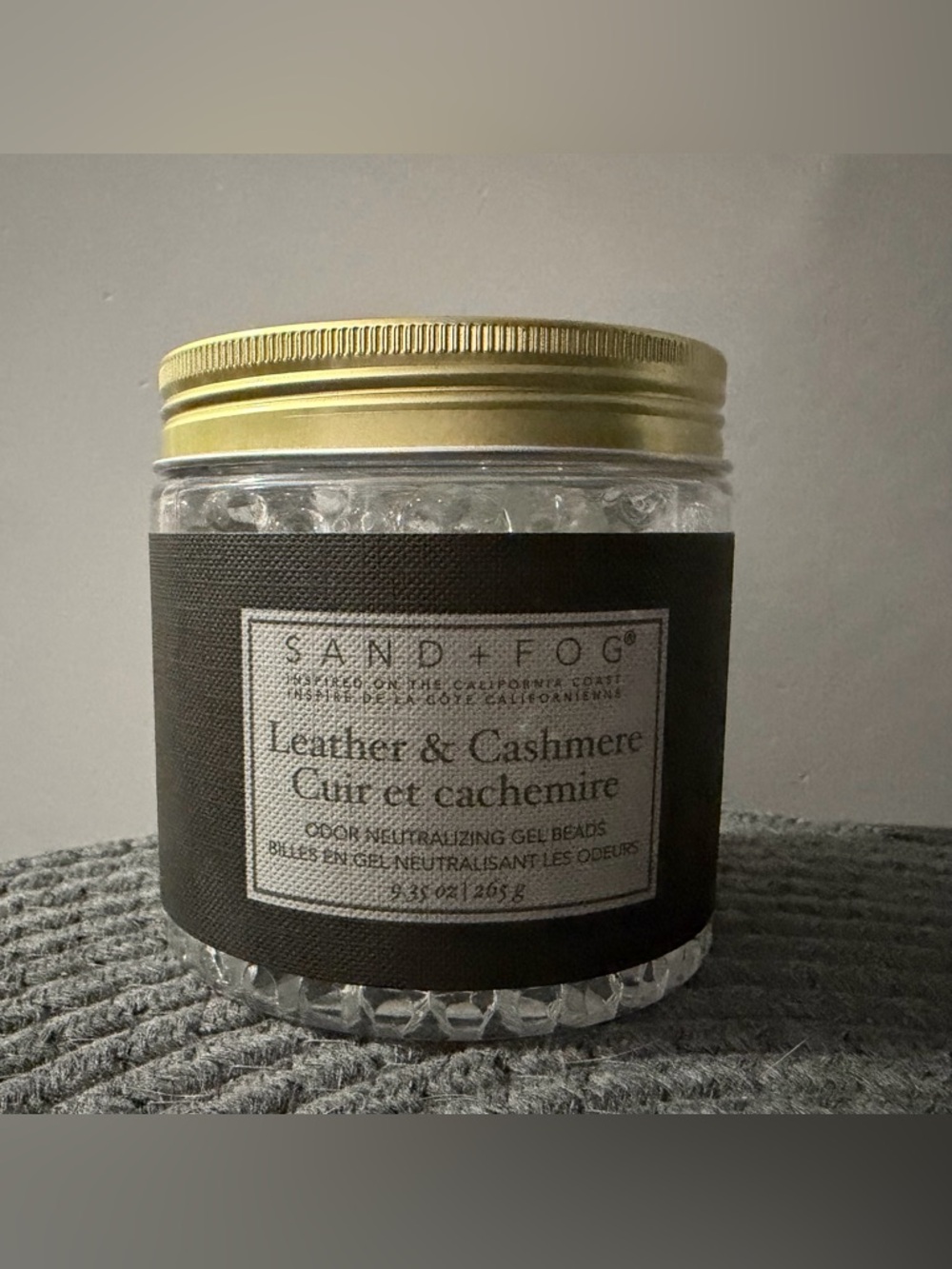 ✨NWT✨ SAND+FOG: Odor Neutralizing Gel Beads -Leather & Cashmere Scent